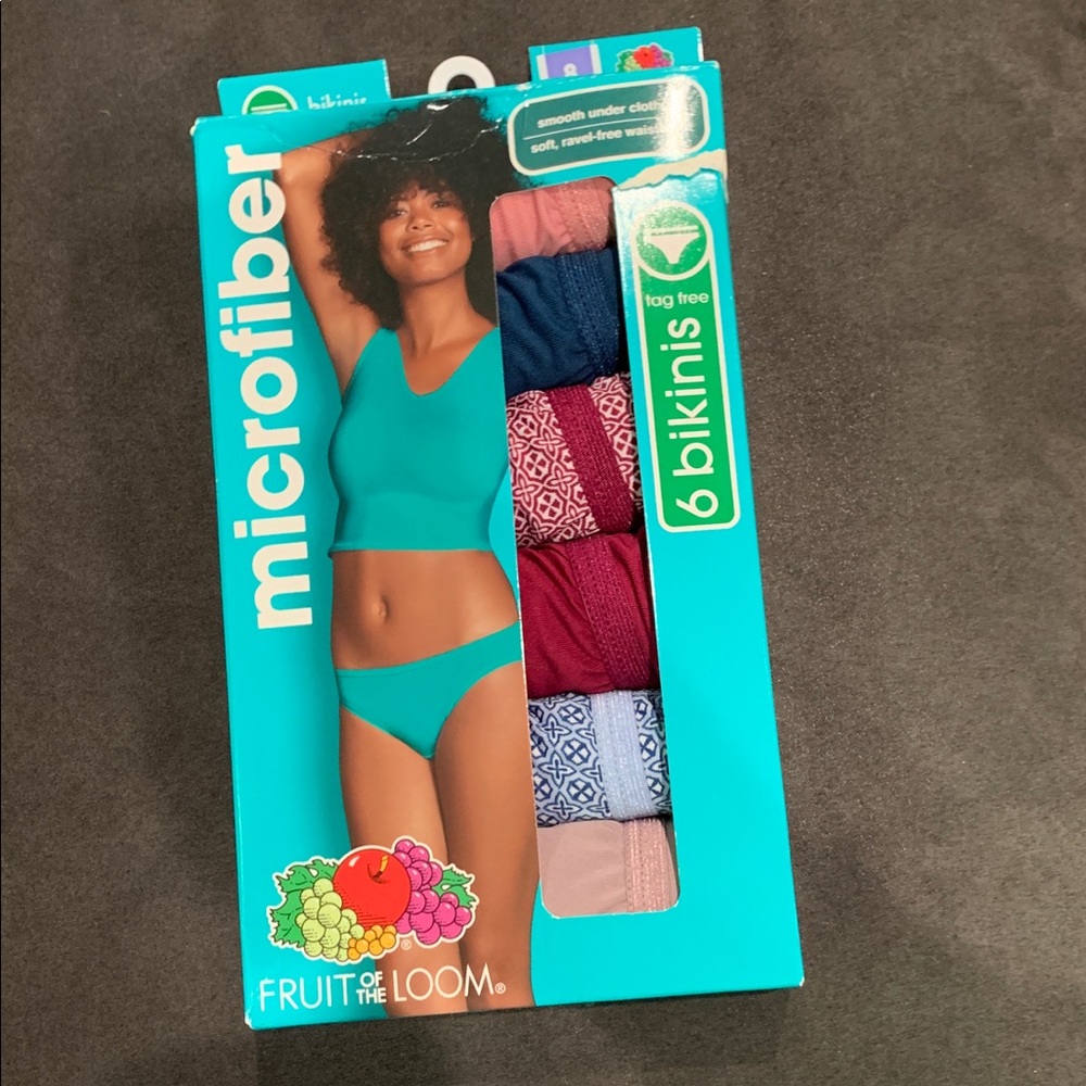 New Fruit of the Loom panties pack of 6
